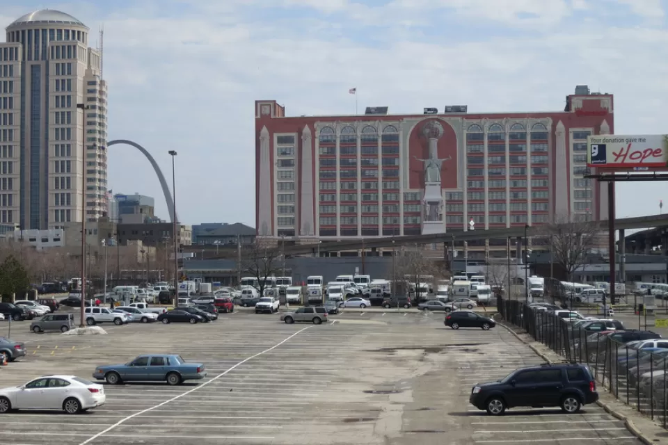 Downtown St Louis Parking Lot